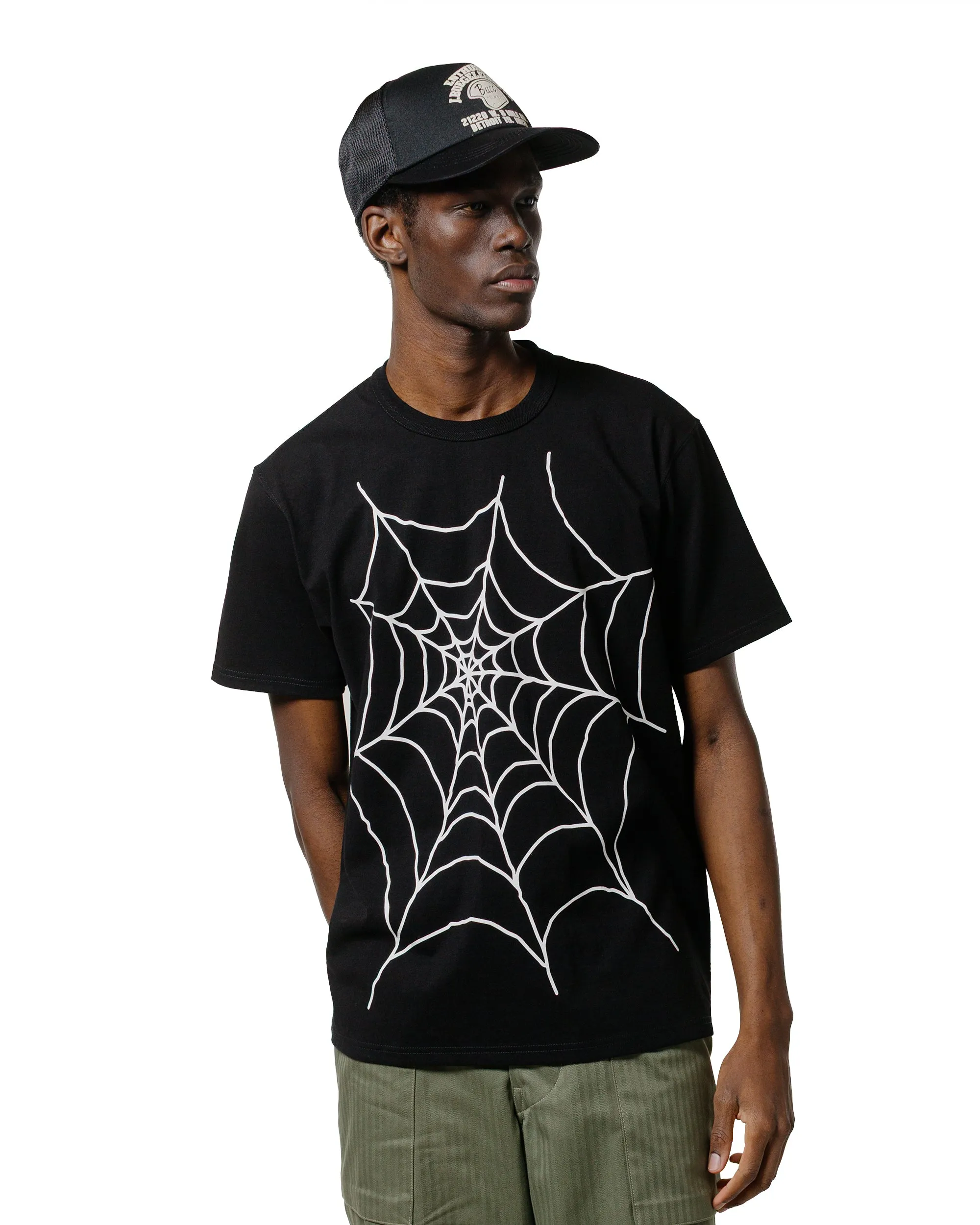 The Real McCoy's MC25018 Joe McCoy Tee / Spider Black Versatile Apparel