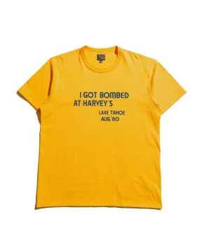 The Real McCoy's MC25024 Joe McCoy Tee / I Got Bombed Yellow Soft Touch Fabric