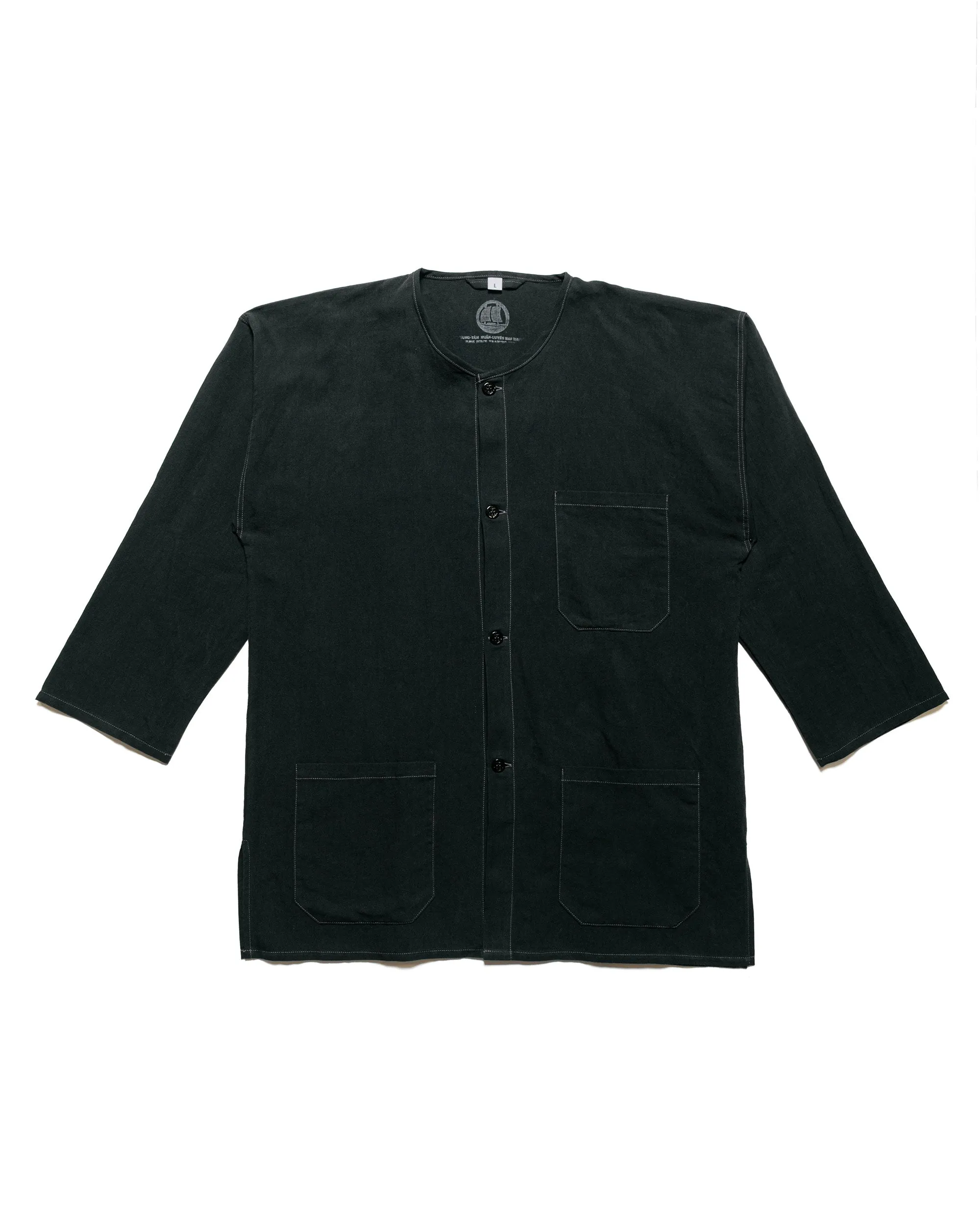 The Real McCoy's MS24002 Junk Force Black Pajama Shirt Black tall size Anniversary Special