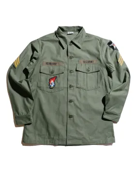 The Real McCoy's MS25002 OG-107 Utility Shirt / Imjin Scouts Olive Anti Static Treatment