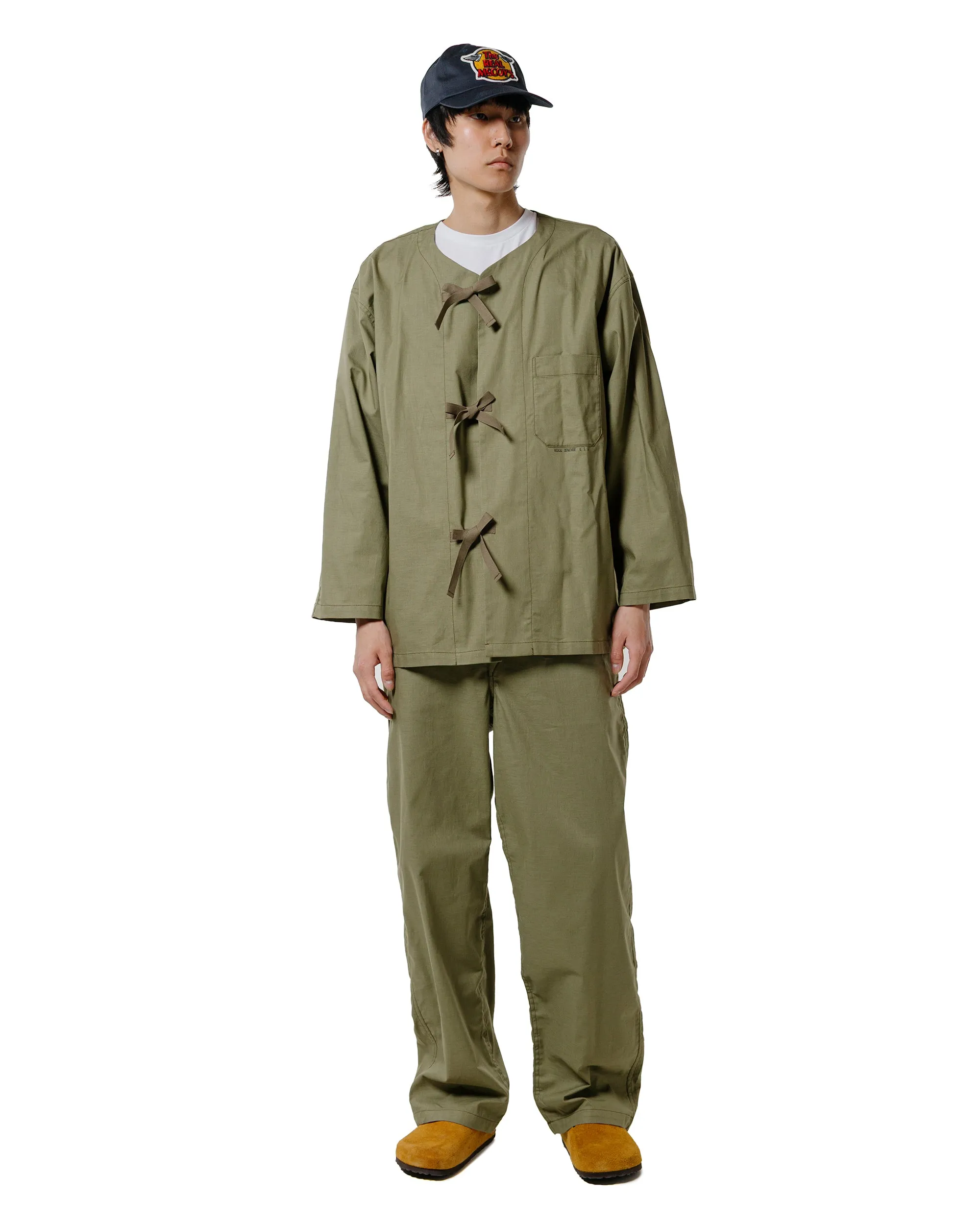 The Real McCoy??s MS25008 USN Medical Department Sleeping Shirt Olive Beach Attire Loose Comfort