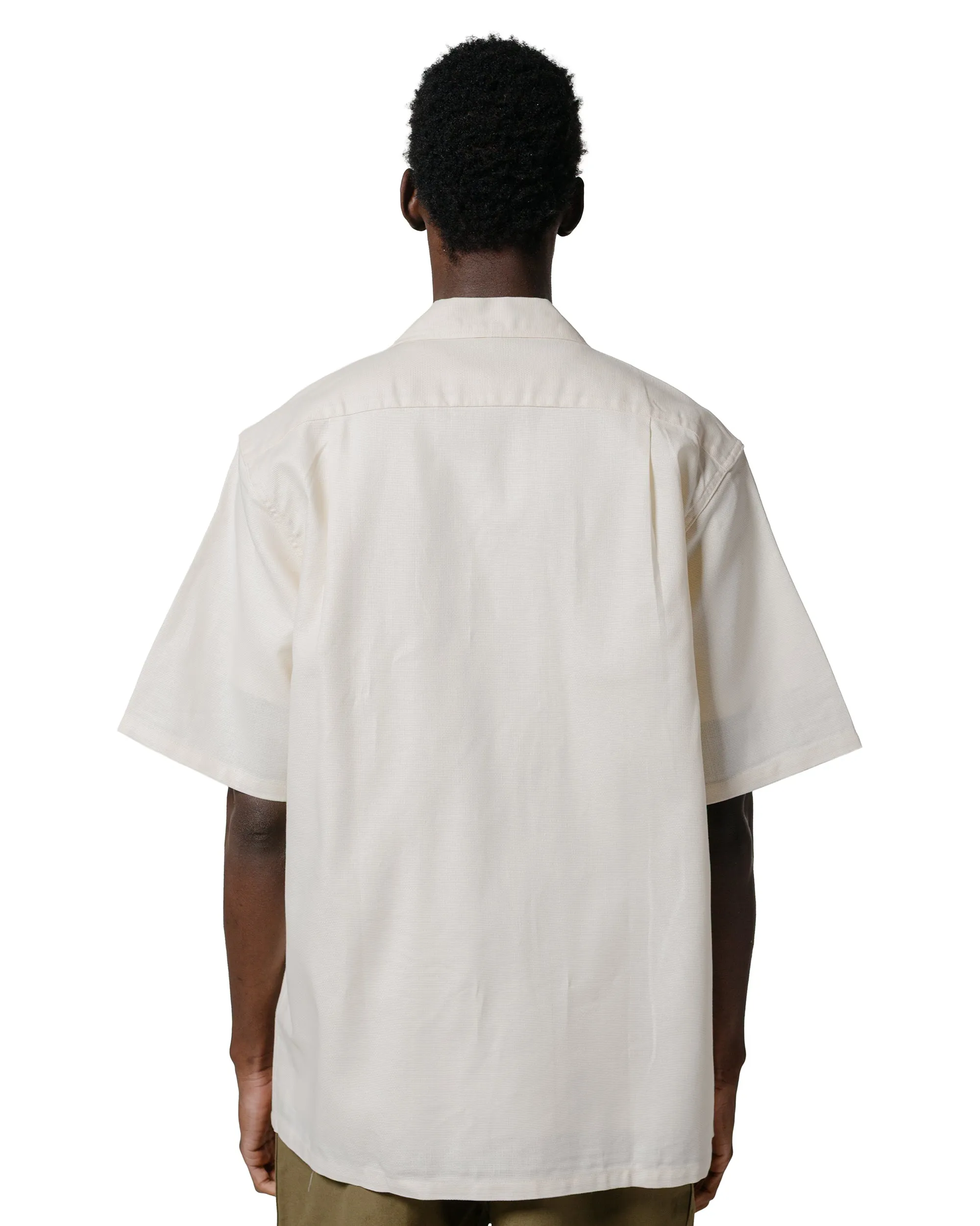 The Real McCoy's MS25011 Joe McCoy Panama Shirt S/S Milk Indoor Comfort