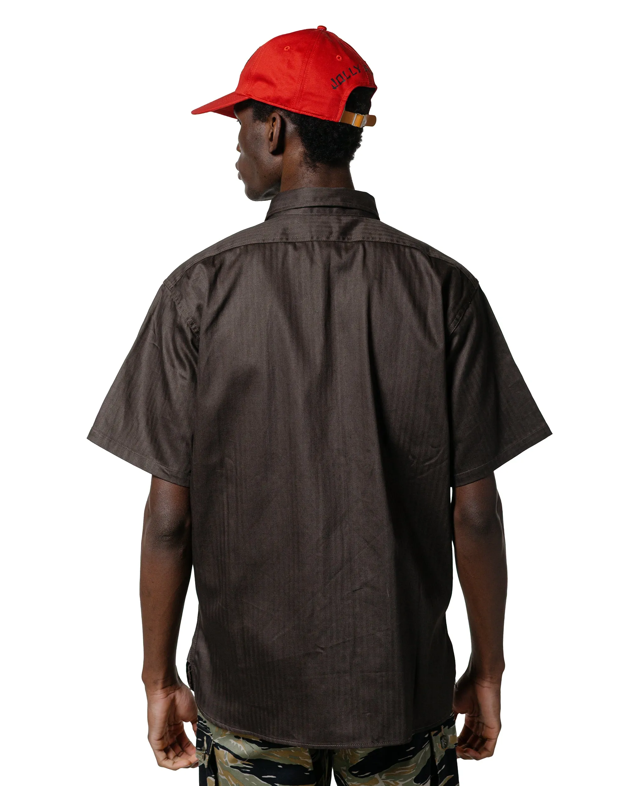 Workwear Essential The Real McCoy's MS25013 8HU HBT Work Shirt S/S Steel