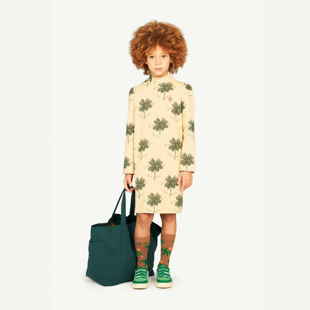 Curve Friendly The Animals Observatory Bug Kids Dress, Brown