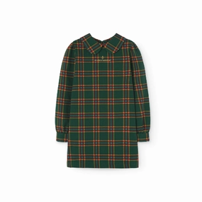 The Animals Observatory Tortoise Kids Dress, Green Chic and Cozy
