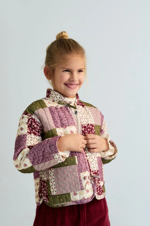 The New Society Melba Jacket, Melba Print Cozy Hood Detail