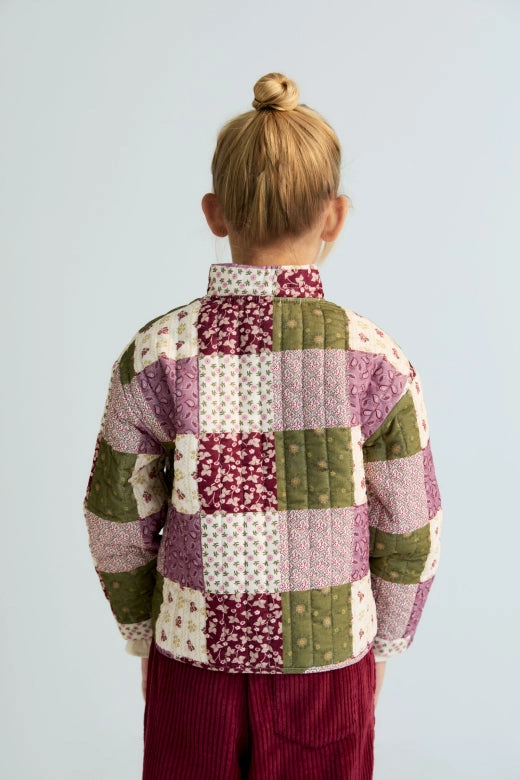 Elasticized Waist Taped Seams The New Society Melba Jacket, Melba Print