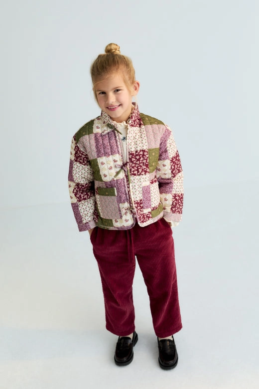 The New Society Melba Jacket, Melba Print WaterResistantFabric Packable Construction