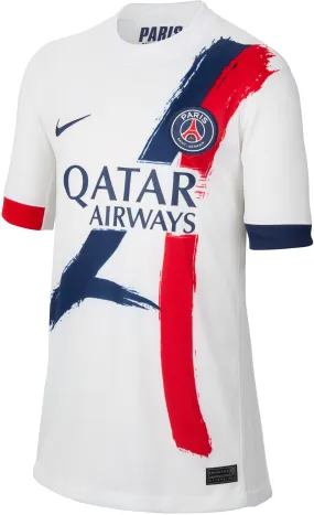 Junior's Paris Saint-Germain 2024/25 Stadium Away Replica Soccer Jersey Friction Free Hemline Design