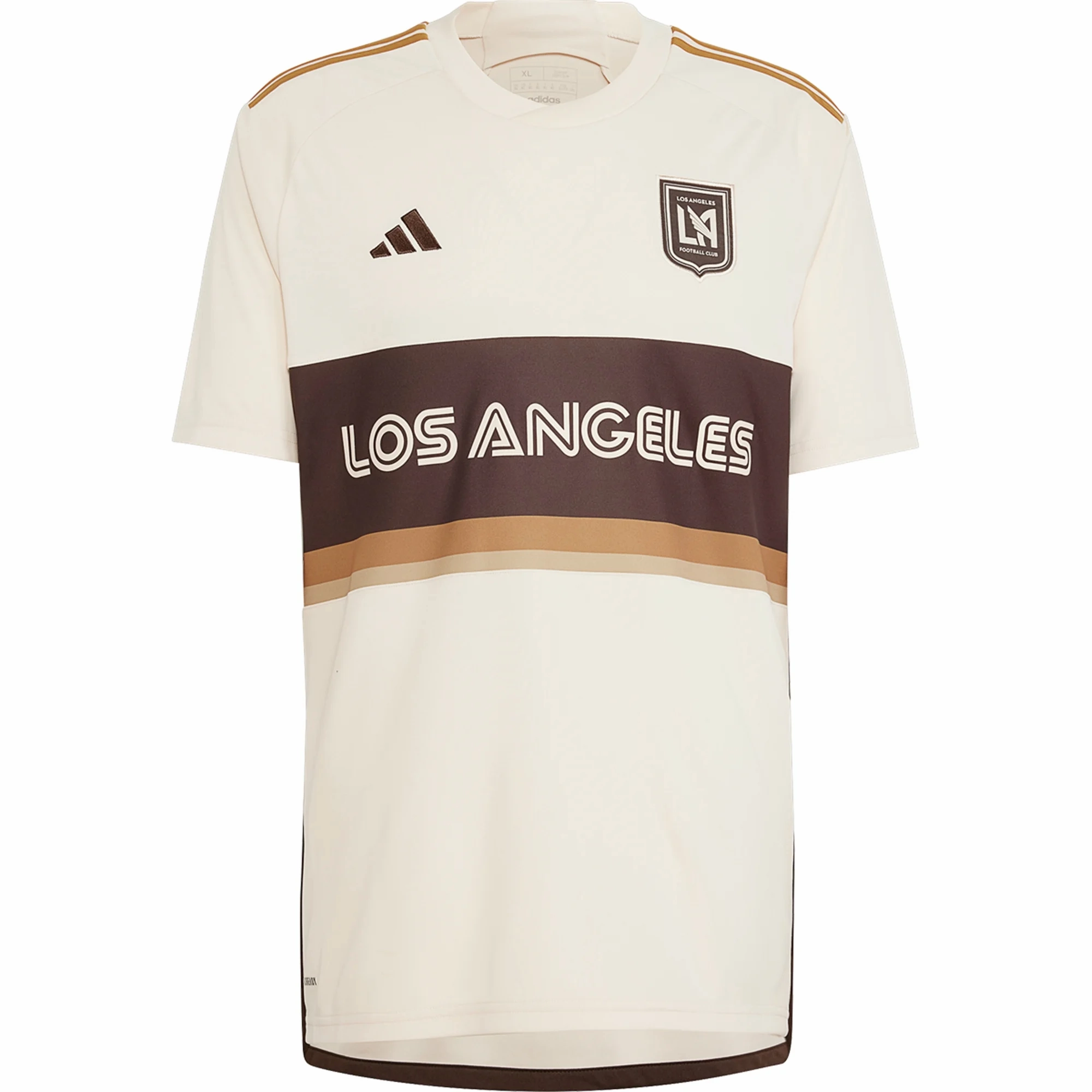 Durable Recycled Blend adidas LAFC Third Jersey 24/25 (Linen/Dark Brown)