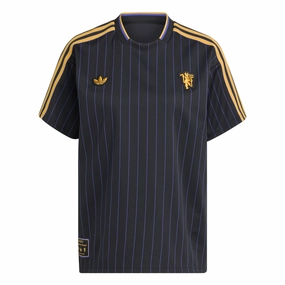 Night Run Perfect Motion adidas Men's Manchester United 25/26 Icon Jersey (Black)