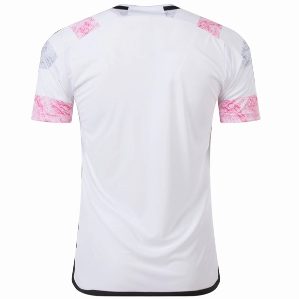 adidas Juventus Away Jersey 23/24 (White) Tagless Neckline Smooth Silicone Gripper