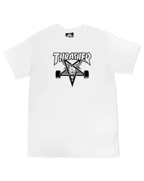 LightweightTextile Thrasher Skate Goat T-Shirt - White