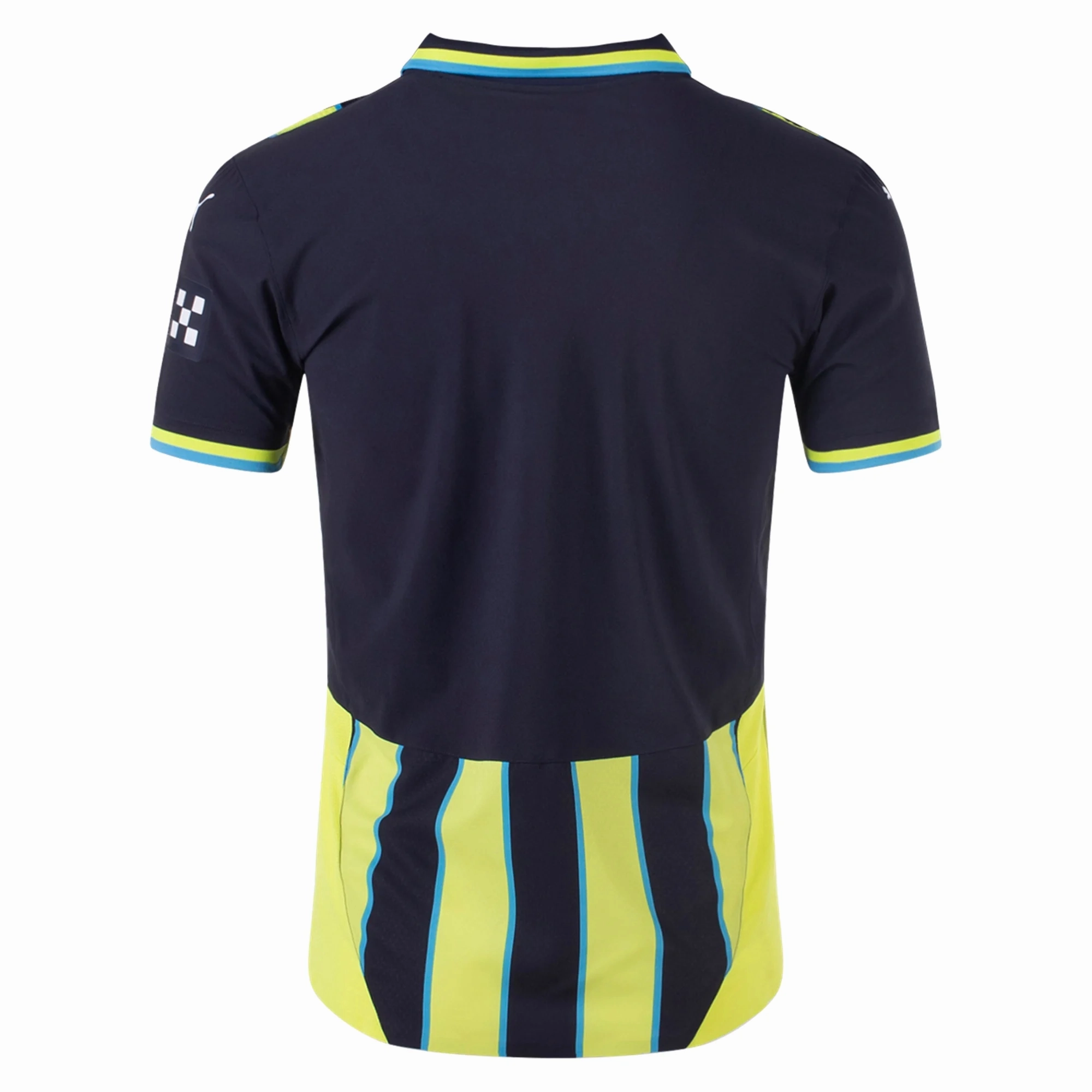 Puma Manchester City Authentic Away Jersey 24/25 (New Navy/Yellow Glow) Non Restrictive Cut