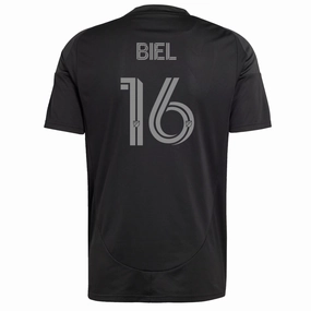 adidas Pep Biel Charlotte FC Away Jersey 25/26 (Black) Thermal Regulating Fabric Cooling Core Technology