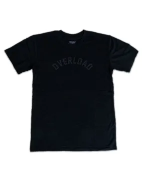 Breathable Style African Bold Overload Arched Tee - Black / Black