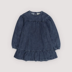 [Second Drop] The New Society Mara Dress, Blue Denim Feminine Vibe Spring Flow