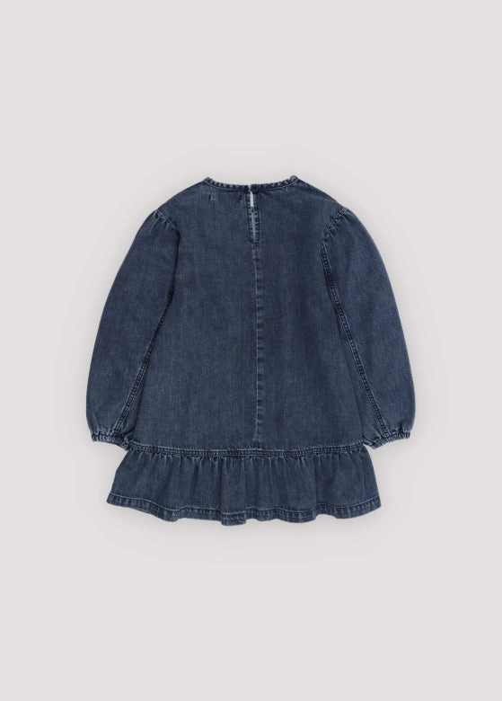 Fashion Forward Classic Appeal [Second Drop] The New Society Mara Dress, Blue Denim