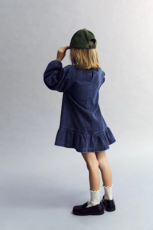 Fresh Outfit Simple yet sophisticated gown [Second Drop] The New Society Mara Dress, Blue Denim