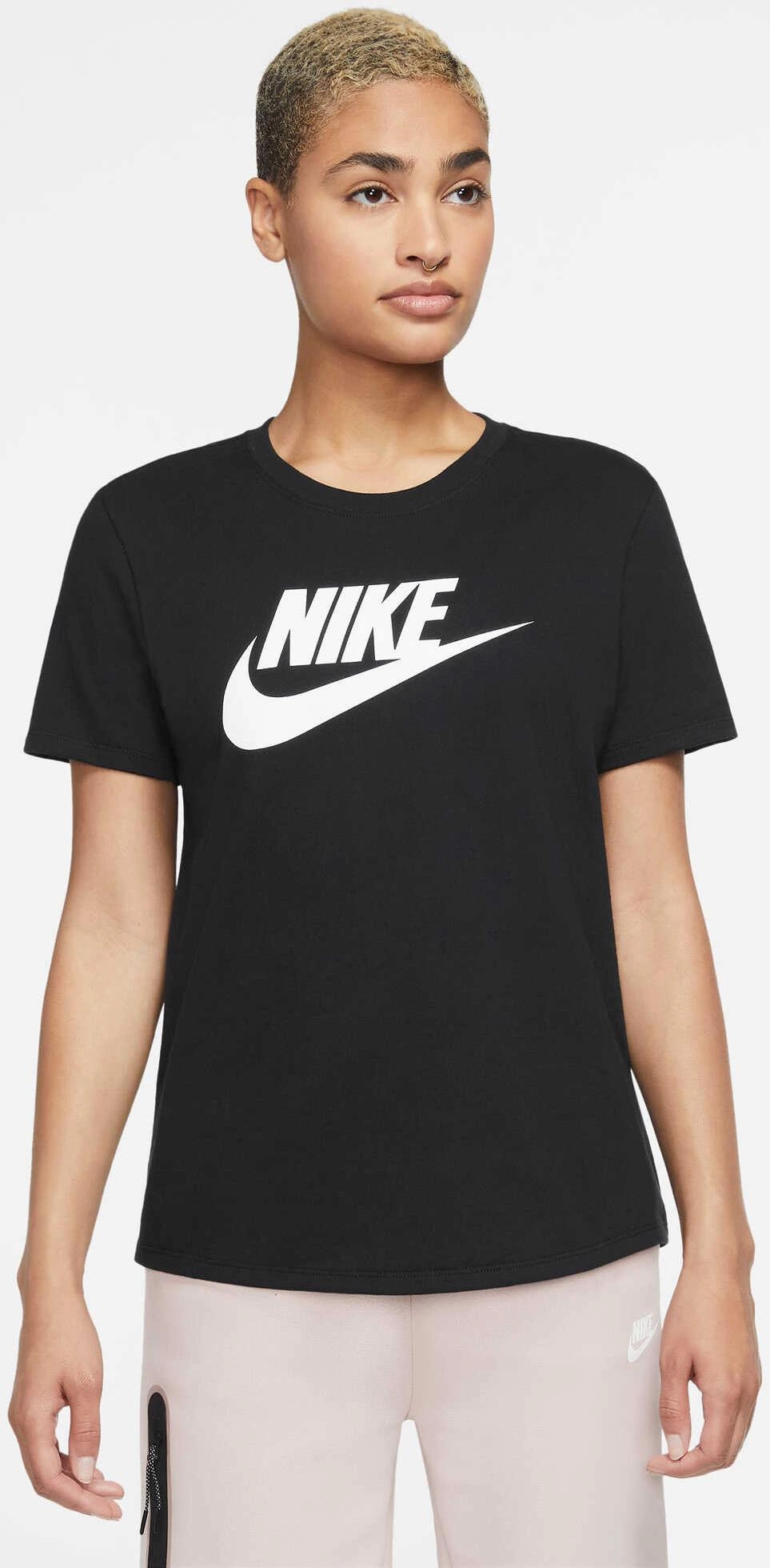 Women's Sportswear Essentials Logo T-Shirt Ribbed Neckline