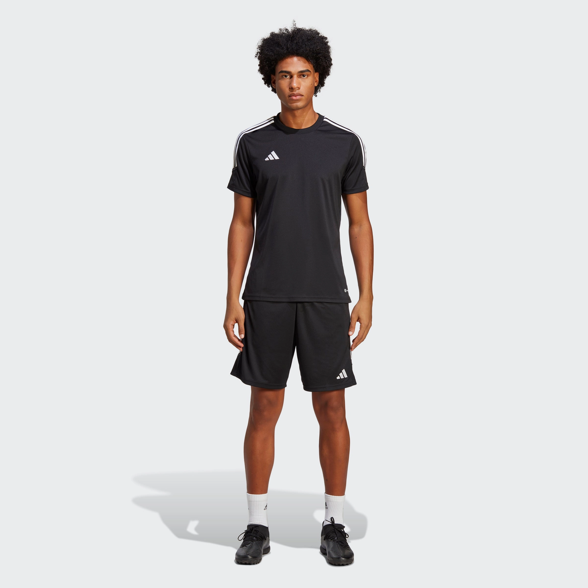 Tiro 23 Club Training Shorts Layered Cuff Design