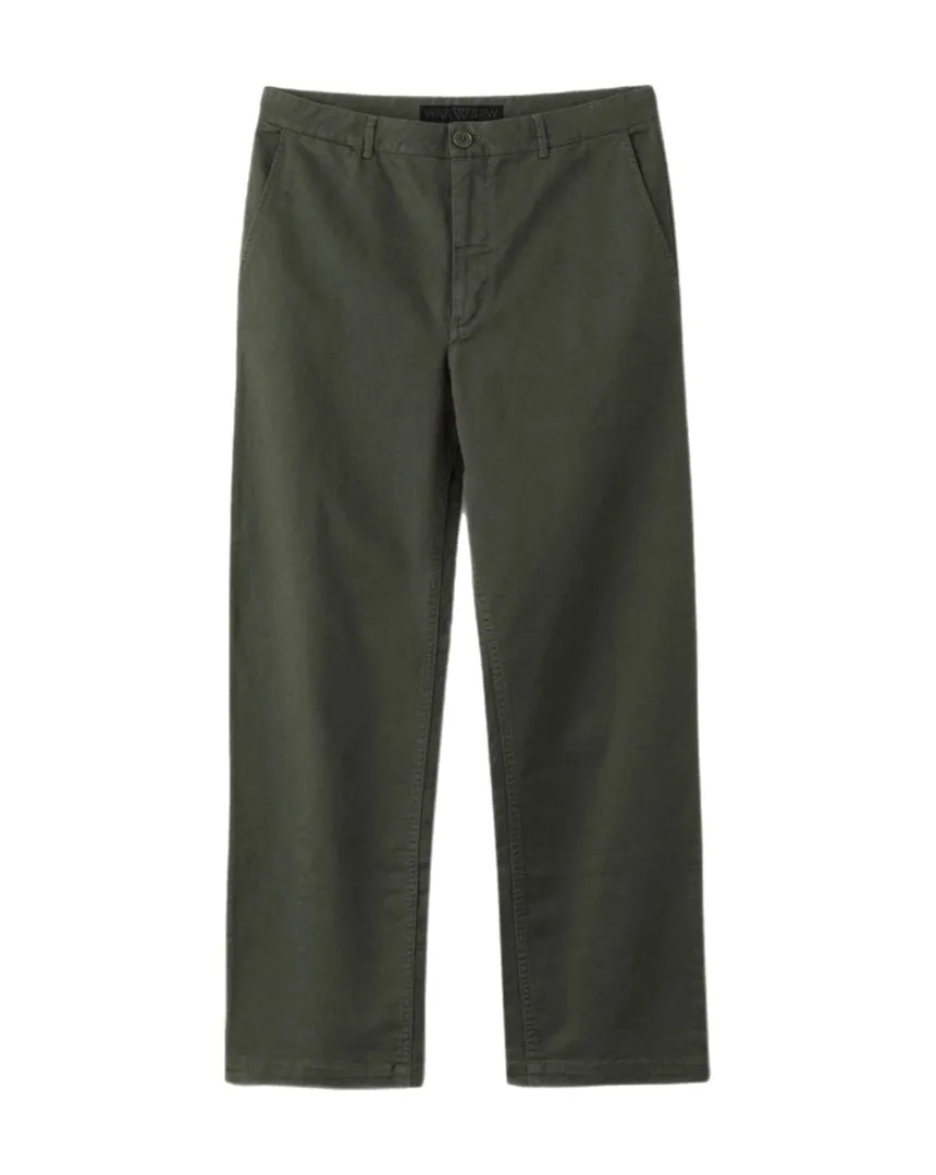 War Saw Capital Chinos - Army Green Late Breeze