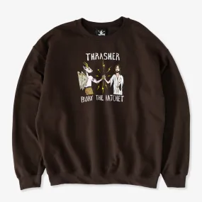Toy Machine B.T.H Crewneck (Brown) anti static coating