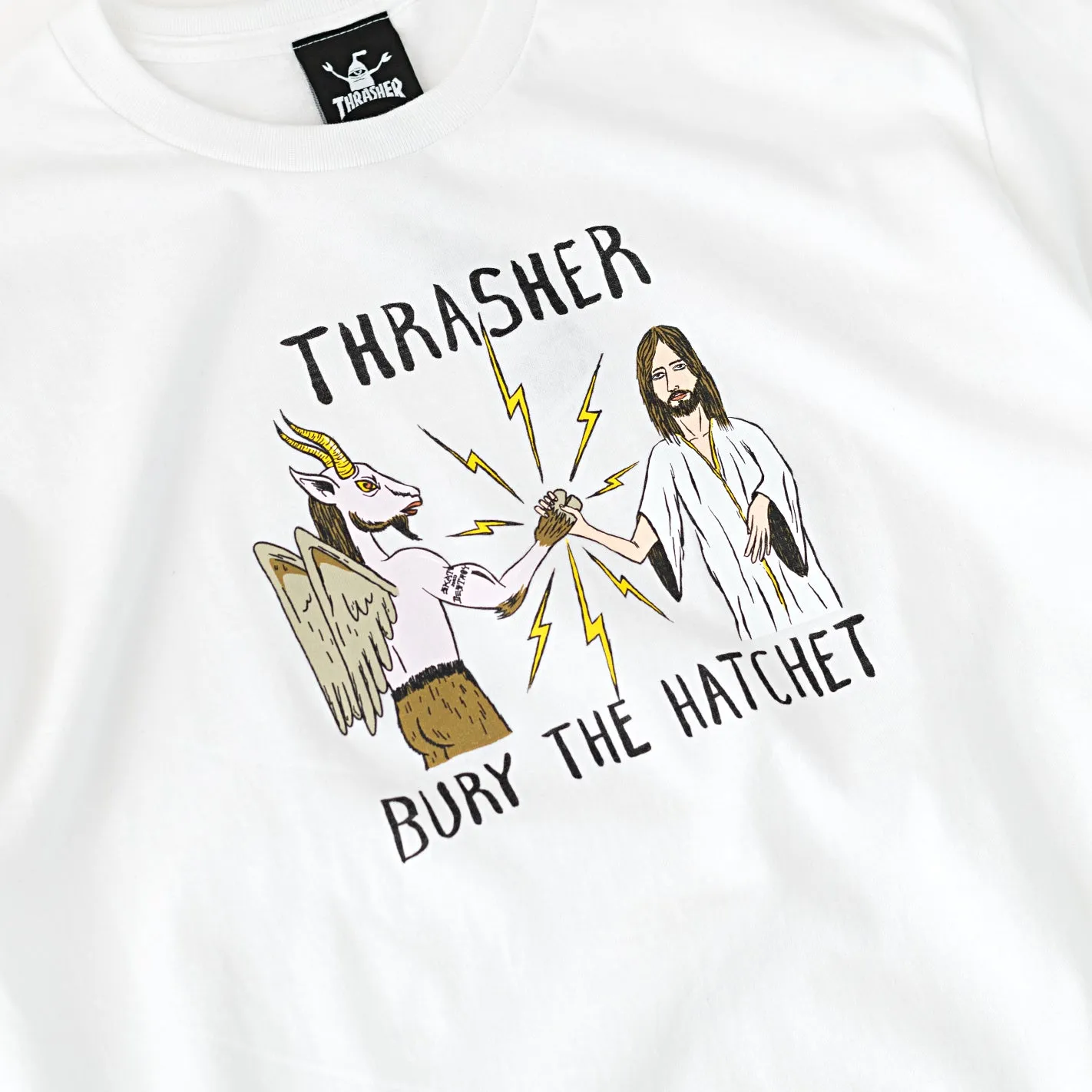 Toy Machine B.T.H Tee (White) Sleek Style Anti microbial coating
