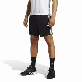 Train Essentials Piqu?? 3-Stripes Training Shorts Handmade Fastening Closure
