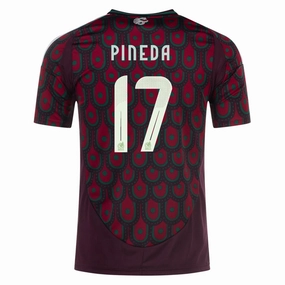 Adidas Mens Mexico Orbelin Pineda Home Jersey 24/25 (Multicolor) Lightweight Weave