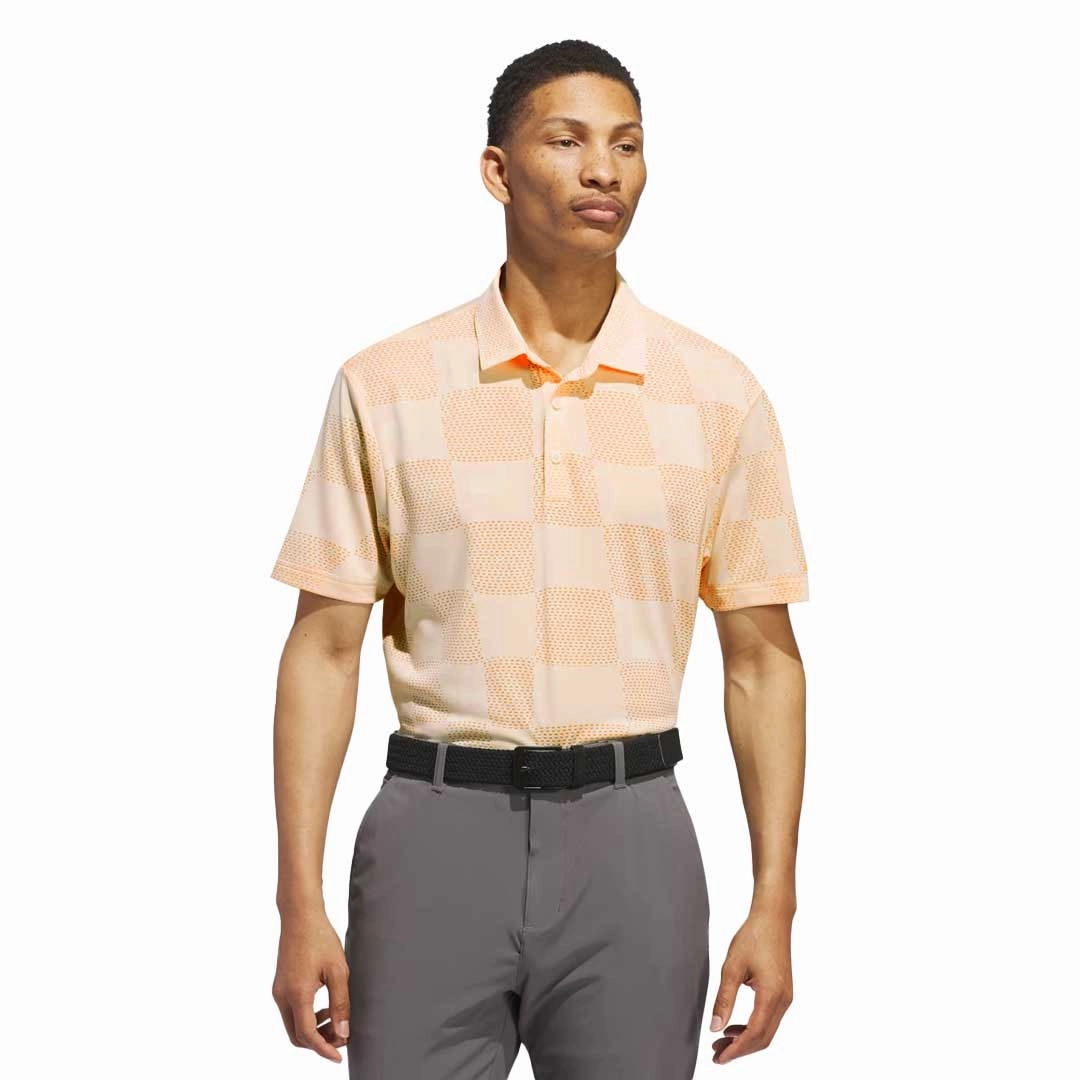 Laser Cut Edge adidas - Men's Ultimate365 Textured Short Sleeve Polo (IU4409)