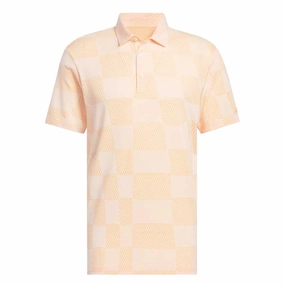 adidas - Men's Ultimate365 Textured Short Sleeve Polo (IU4409) Contrast Binding Trim