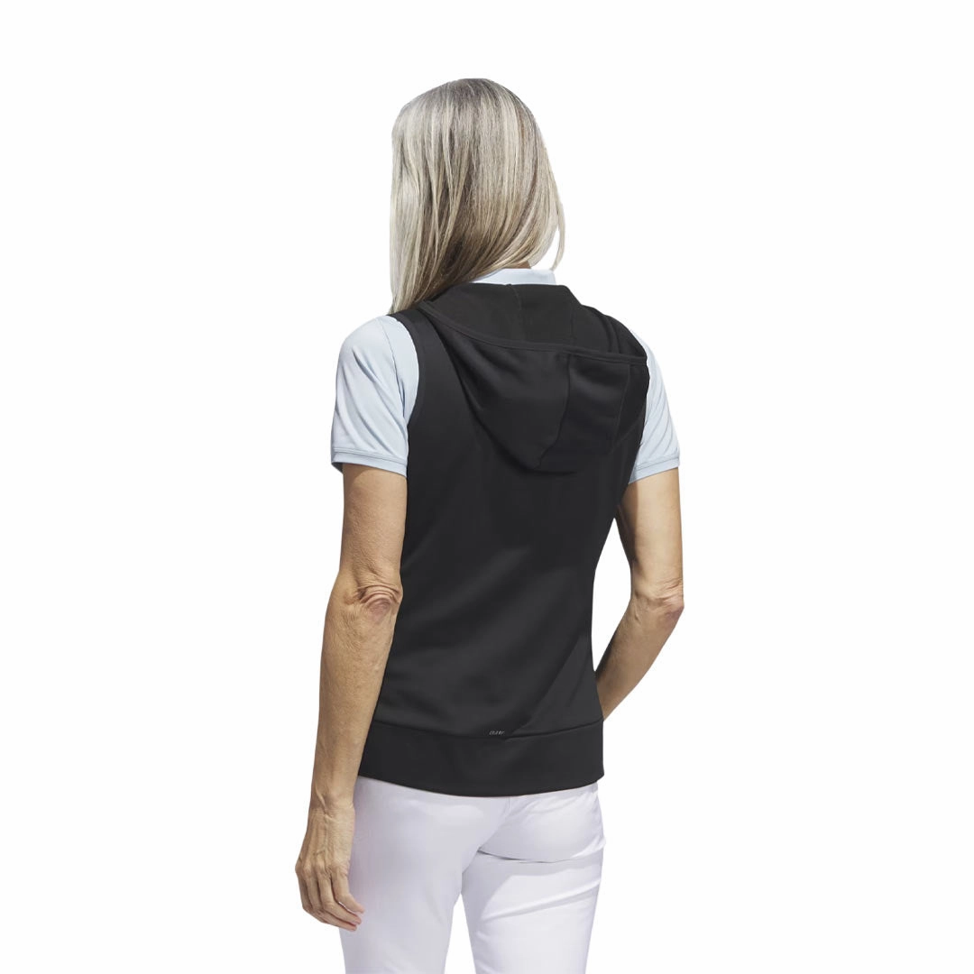 adidas - Women's COLD.RDY Full-Zip Vest (HY7180) Layered Mesh Inserts Elasticized Cuffs