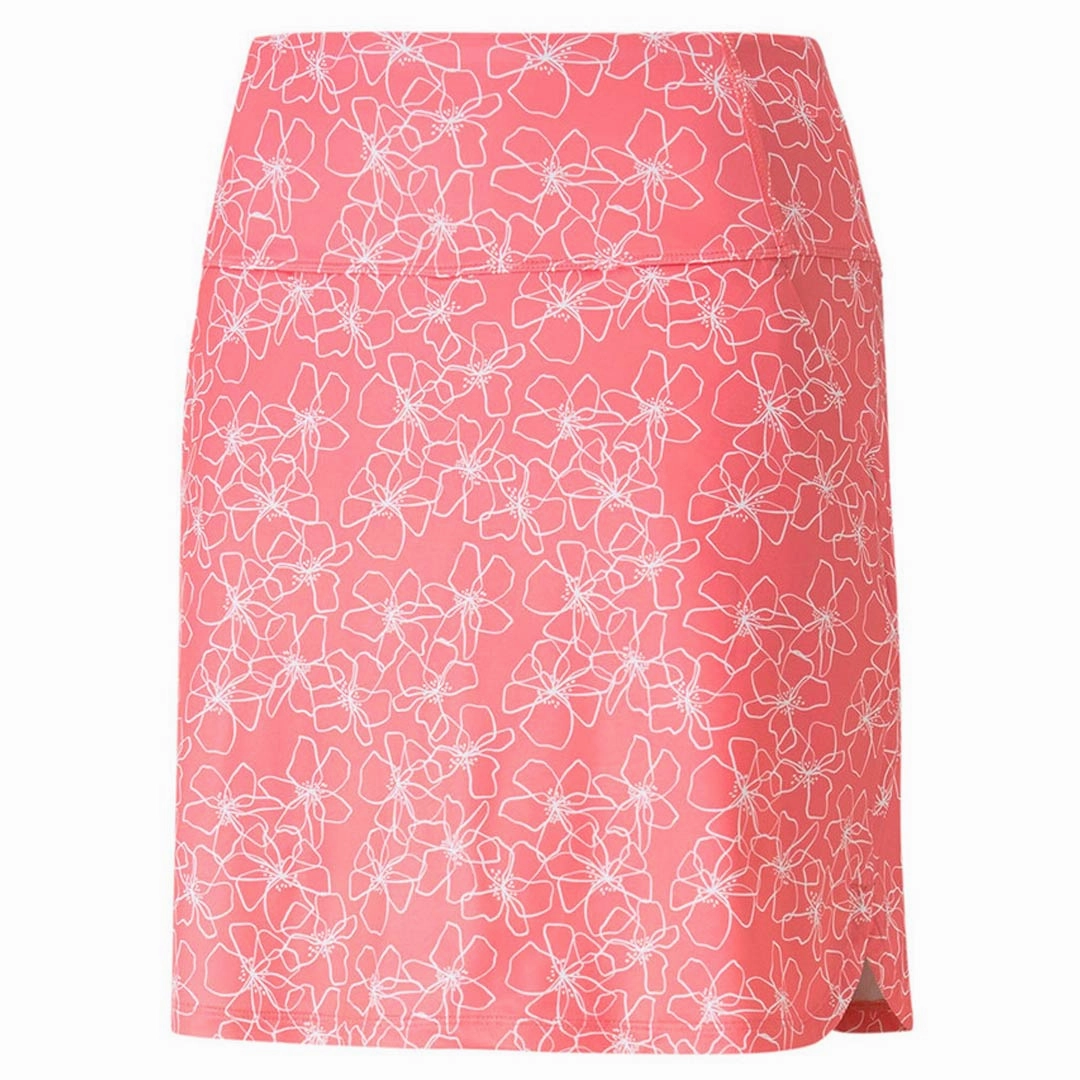 Puma - Women's PWRMESH Island Flower Skirt (537507 03) Moisture Lock Reservoir Casual Gear