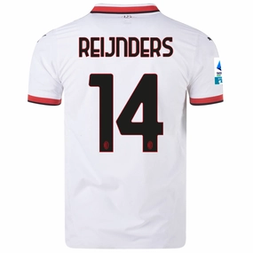 Puma AC Milan Authentic Tijjani Reijnders Away Jersey w/ Series A Patch 24/25 (Puma White) sporty wear