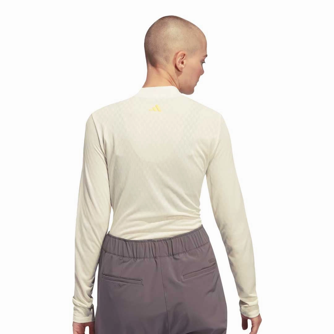 Layered Insulation System Stretchable Knit Material adidas - Women's Ultimate365 Tour HEAT.RDY Mock Neck Polo (IP4179)