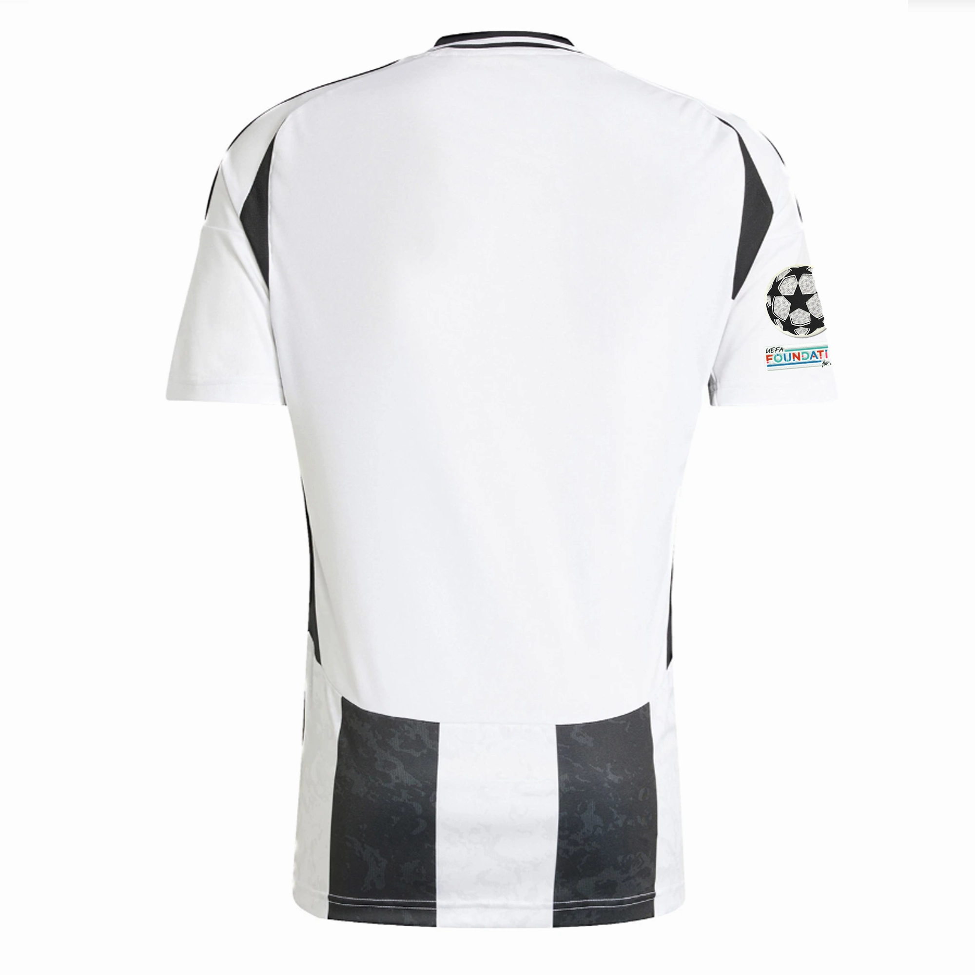 adidas Juventus Authentic Home Jersey w/ Champions League   Copa Italia Patches 24/25 (White/Black) All Around Fit