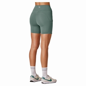 Performance Wear Women's Ab Waisted Camelflage 6 Inch Bike Shorts