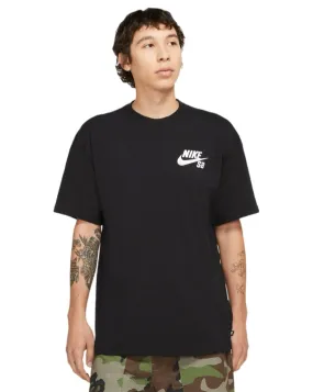 Office Glam LowMaintenanceFabric Nike SB Logo Tee - Black