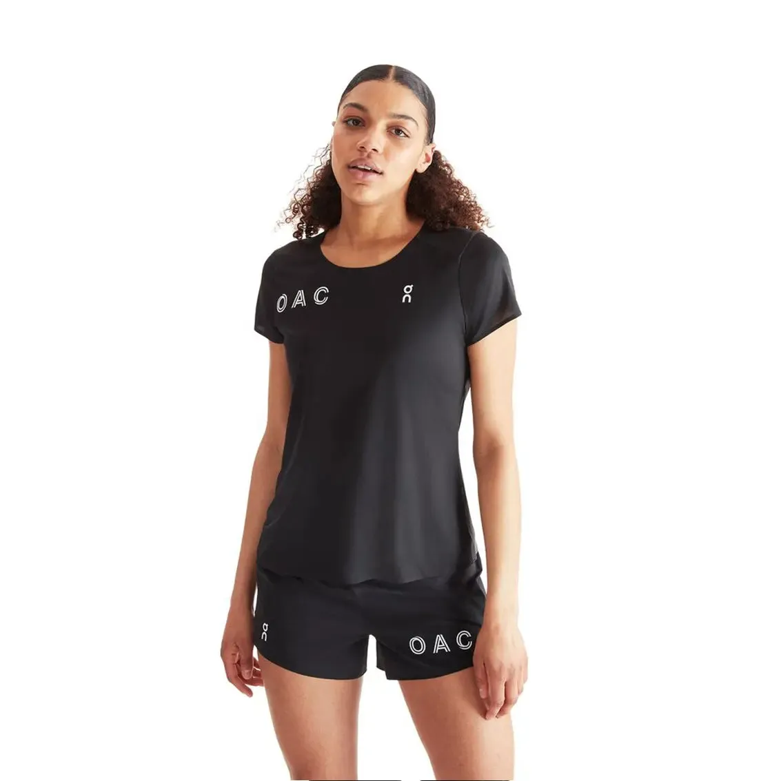 Womens On Running OAC Performance T - Black DoubleLayerReinforcement