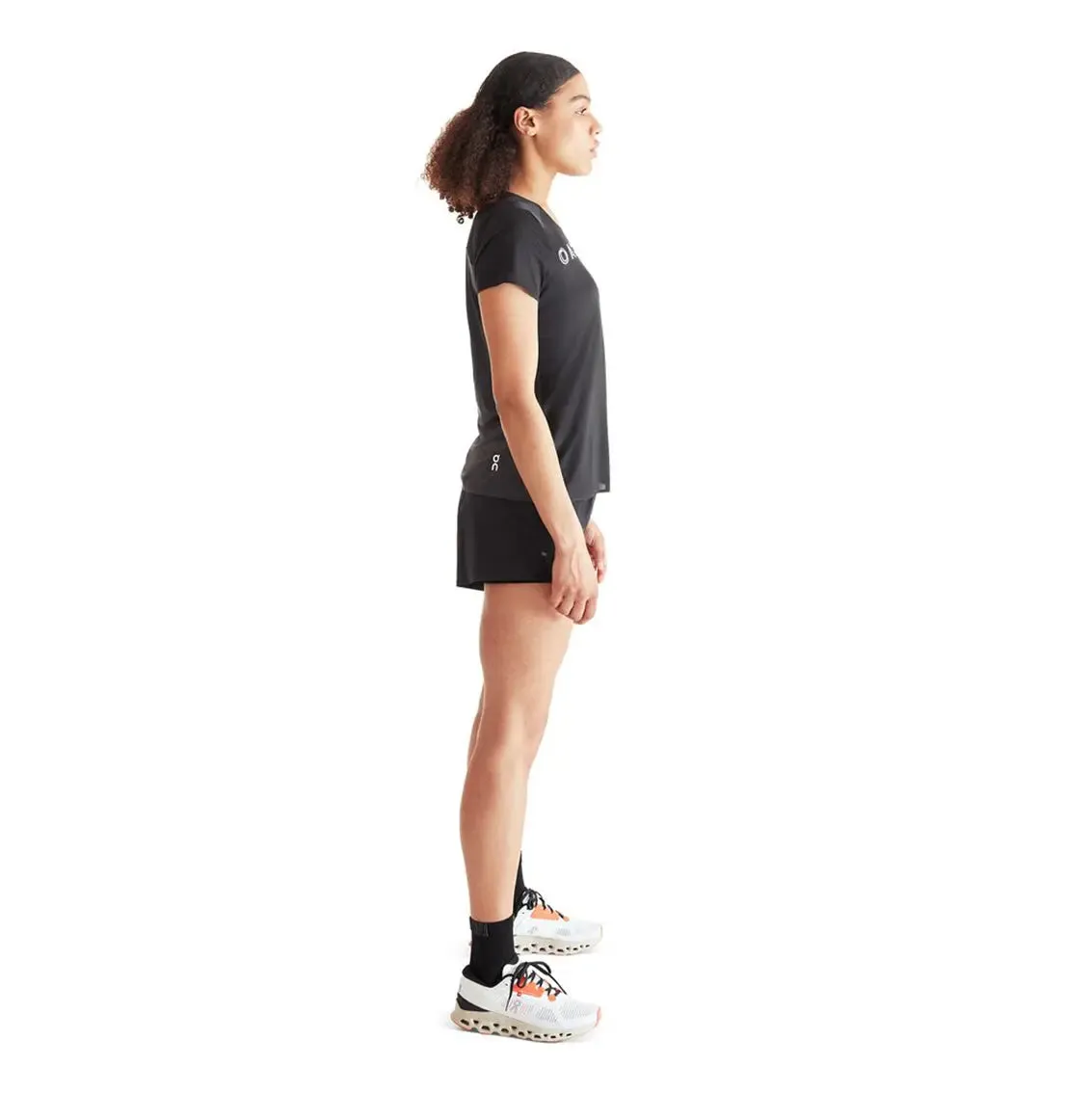 Womens On Running OAC Performance T - Black SeamlessTransition Soft Blouse