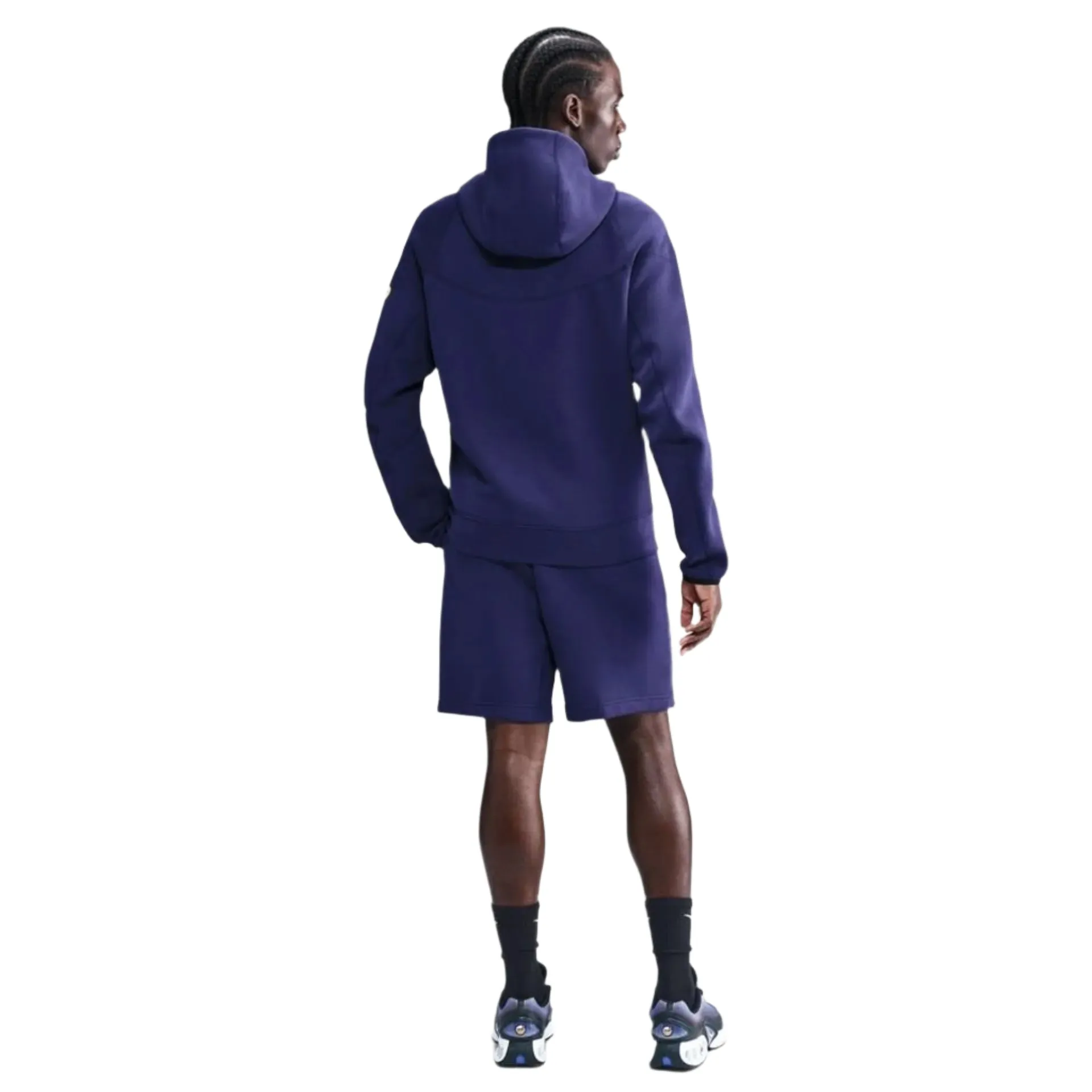 Urban Cool Neutral Colors Nike Barcelona 25/26 Tech Windrunner Fleece Full-Zip Hoodie (Imperial Purple/Midwest Gold)