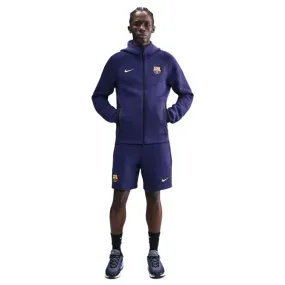 product sustainability impact Nike Barcelona 25/26 Tech Windrunner Fleece Full-Zip Hoodie (Imperial Purple/Midwest Gold)