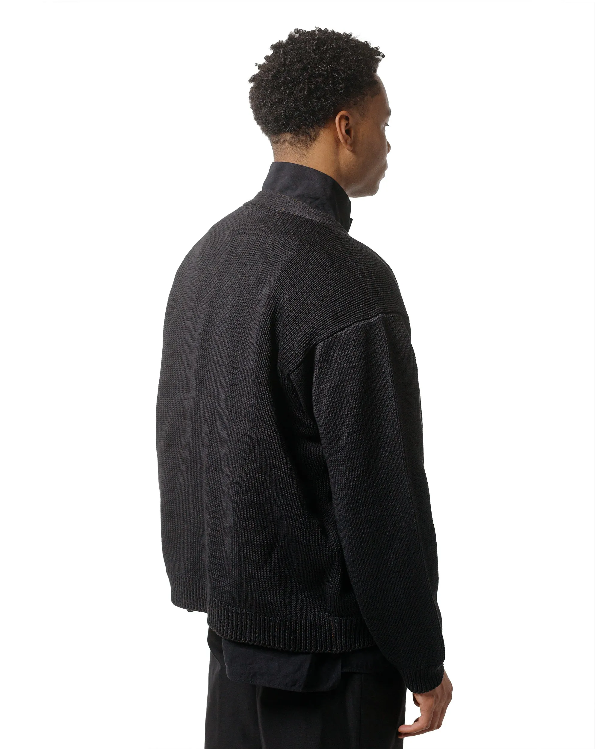 KAPTAIN SUNSHINE Cotton Washi Hand Frame Cardigan Athletic