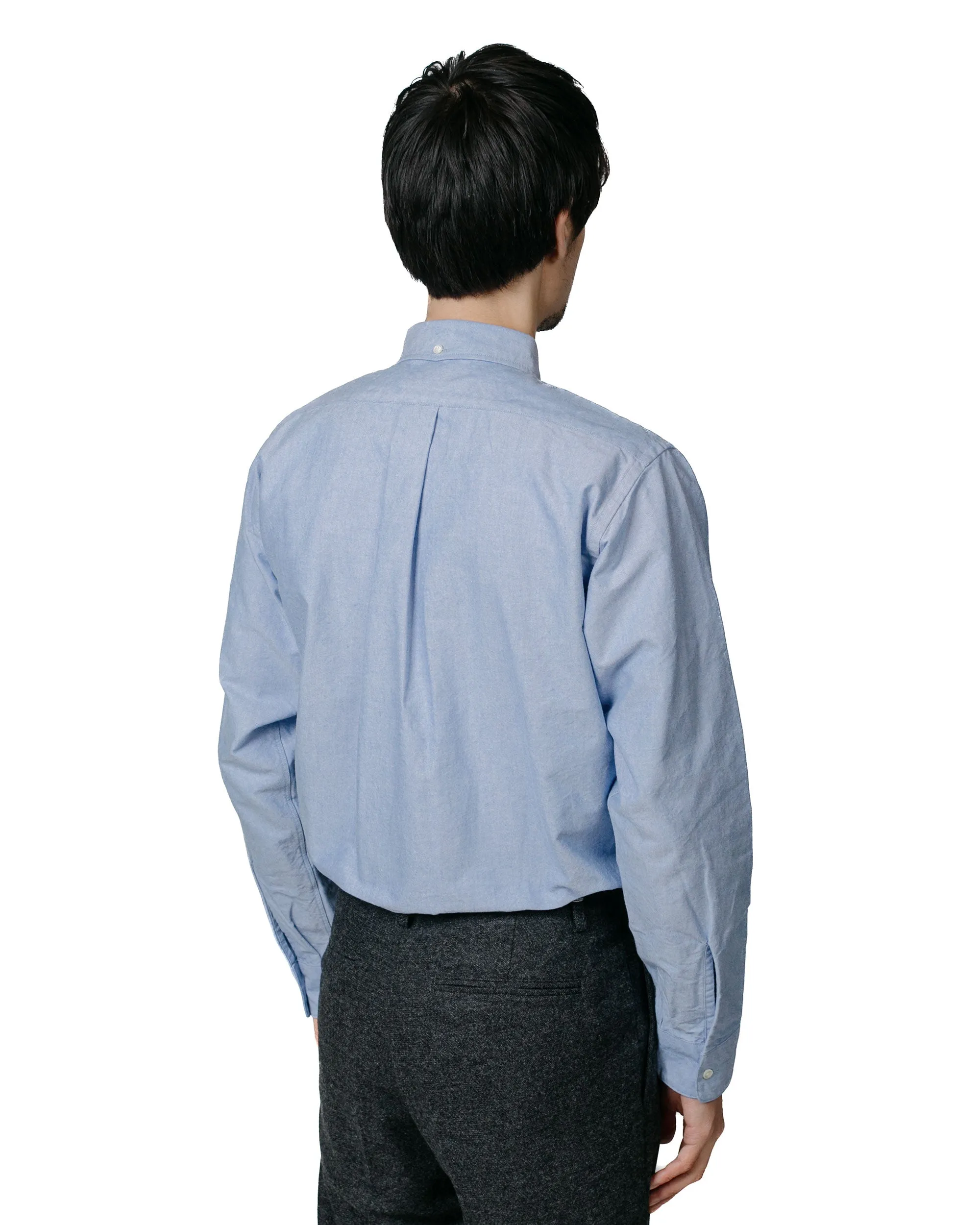 Black Tie Optional Social Meetup Beams Plus B.D. Classic Fit American Oxford Blue