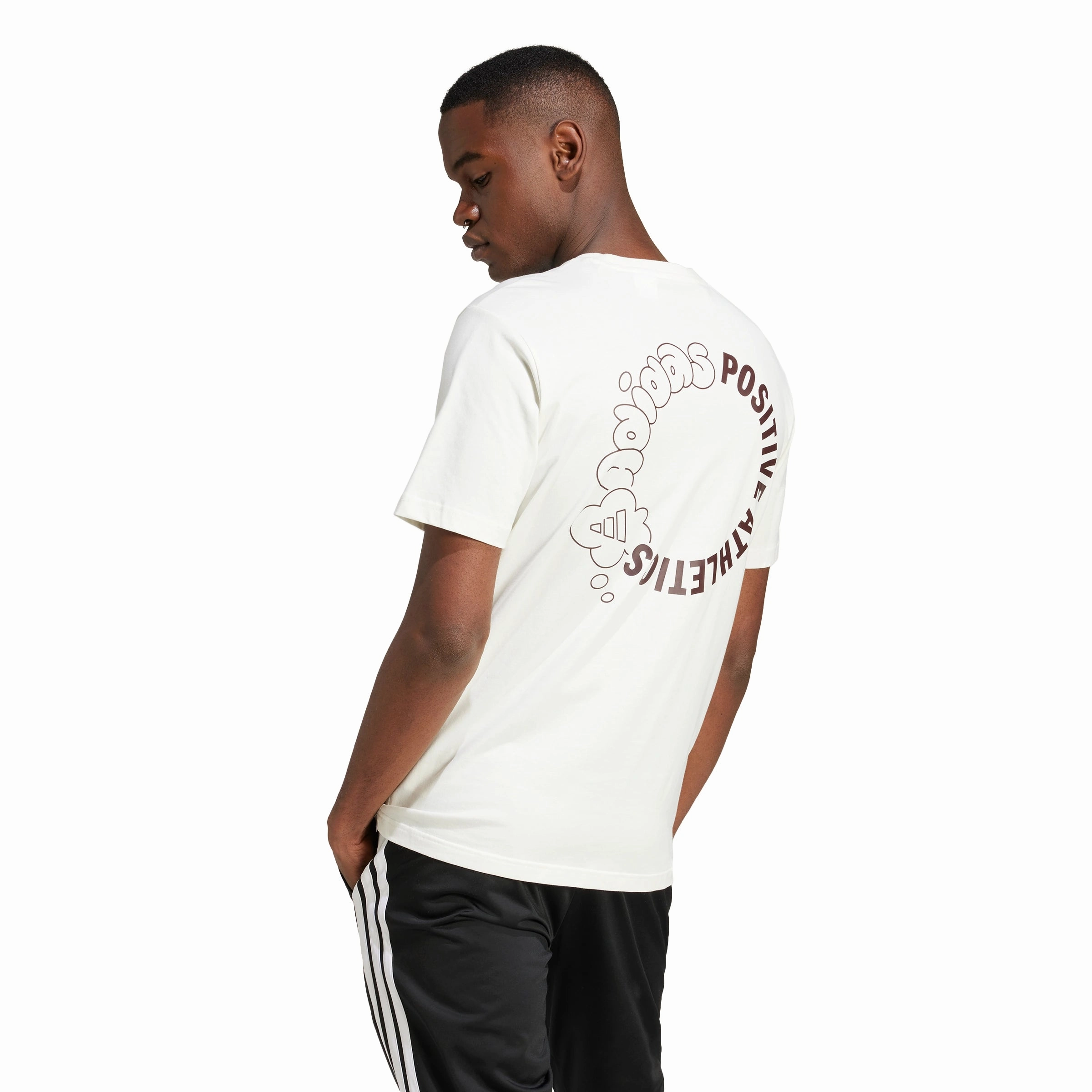 Lounge Verbiage Circle Graphic T-Shirt Chill Vibes Wrinkle Resistant Cloth