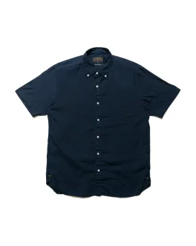 Microfiber Material Corporate Wear Beams Plus B.D. Short Sleeve COOLMAX? Linen Navy