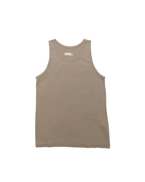 Moisture Wicking Fabric ts(s) Tank Top High Gauge Cotton Jersey Khaki