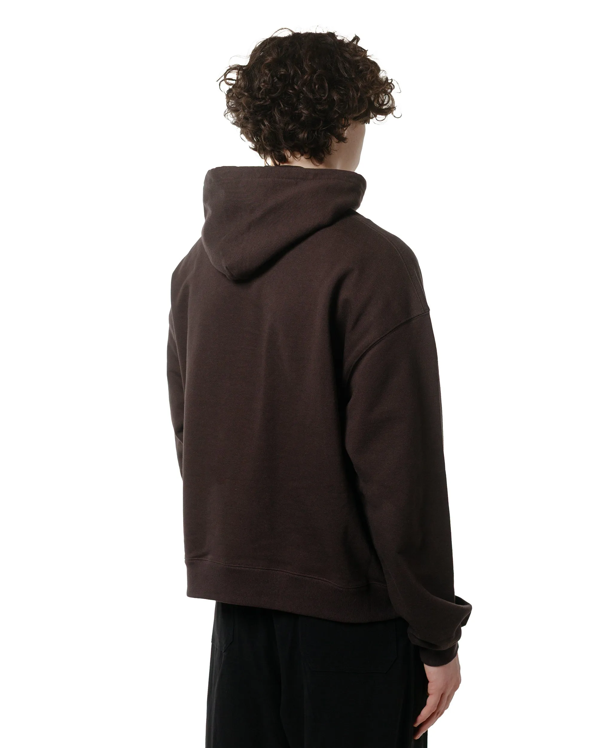 Zip-up anti static TTT MSW Logo Hoodie Brown