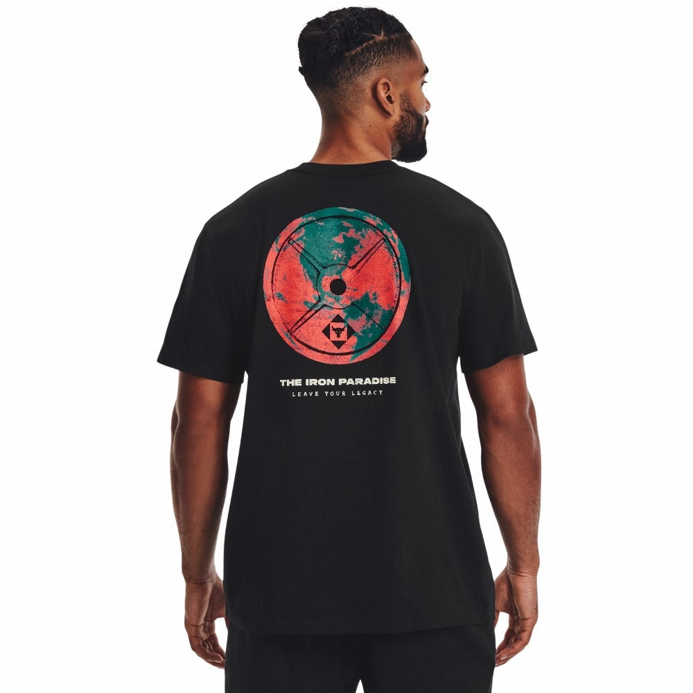 UA PJT ROCK GLOBE HW SS Playful Prints men's clothing